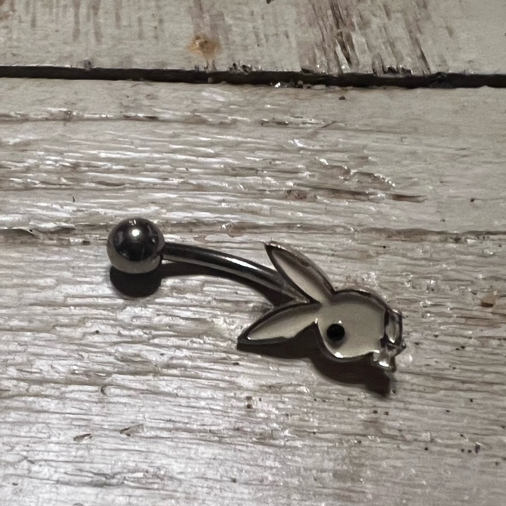 Playboy Bunny Belly Button Ring